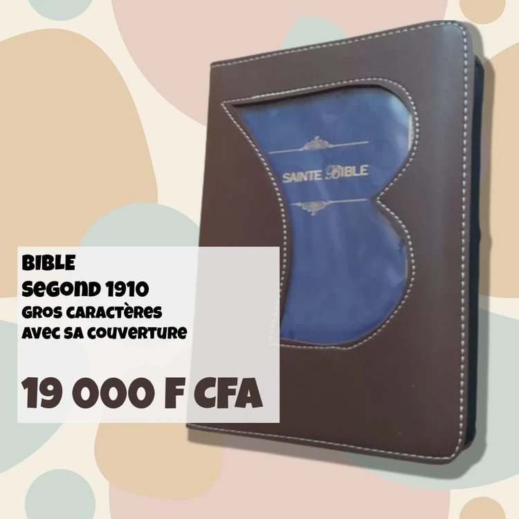 Bible Segond 1910 grand avec chaine