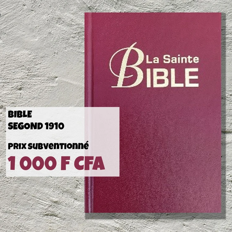 Bible Segond 1910 subventionné
